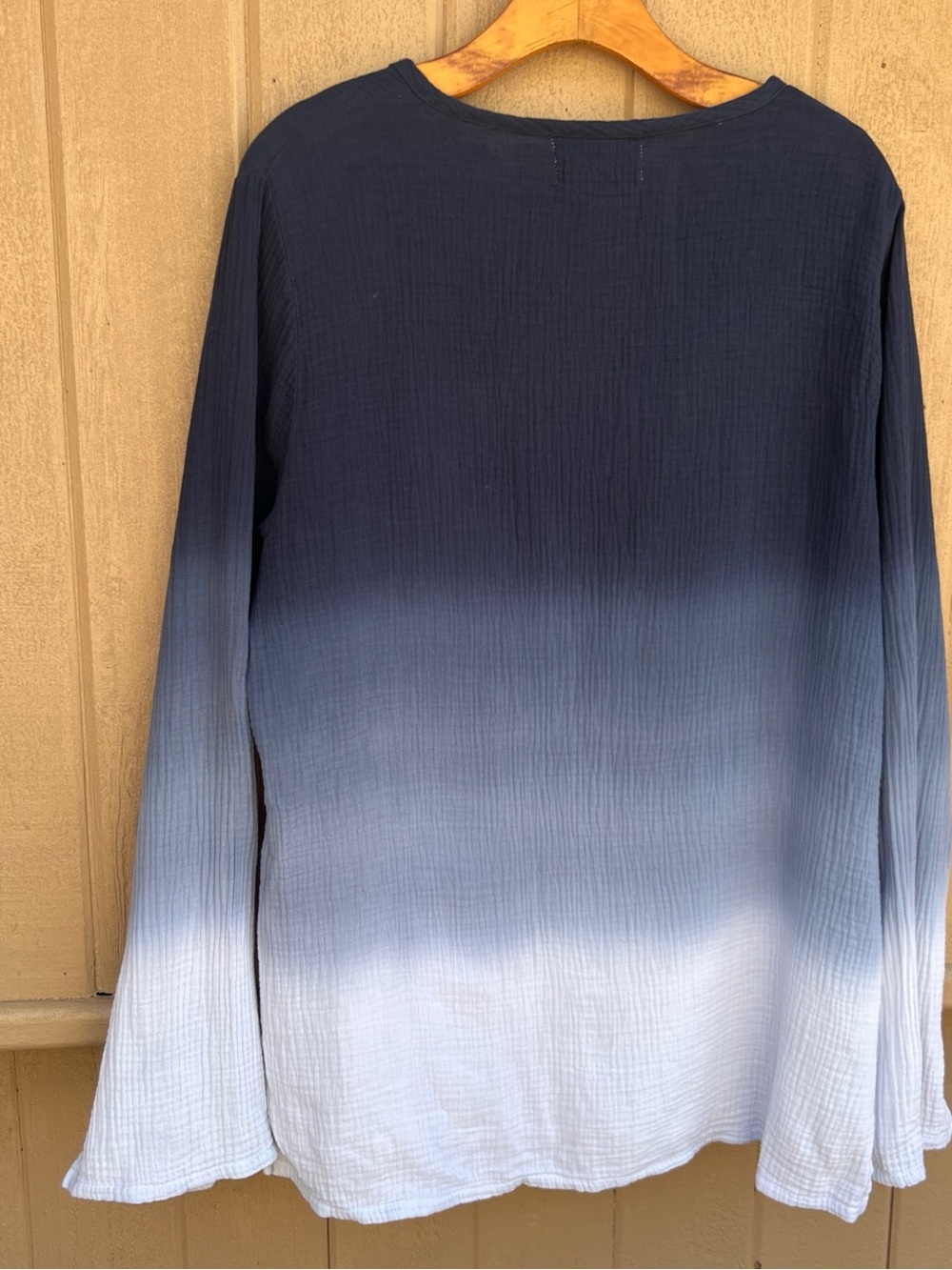 Anthropology LOS ANGELES gauze Light OMBRÉ tunic L - Picture 6 of 11